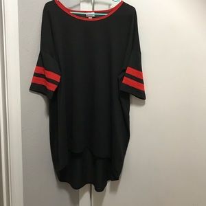 LuLaRoe football print Irma XL